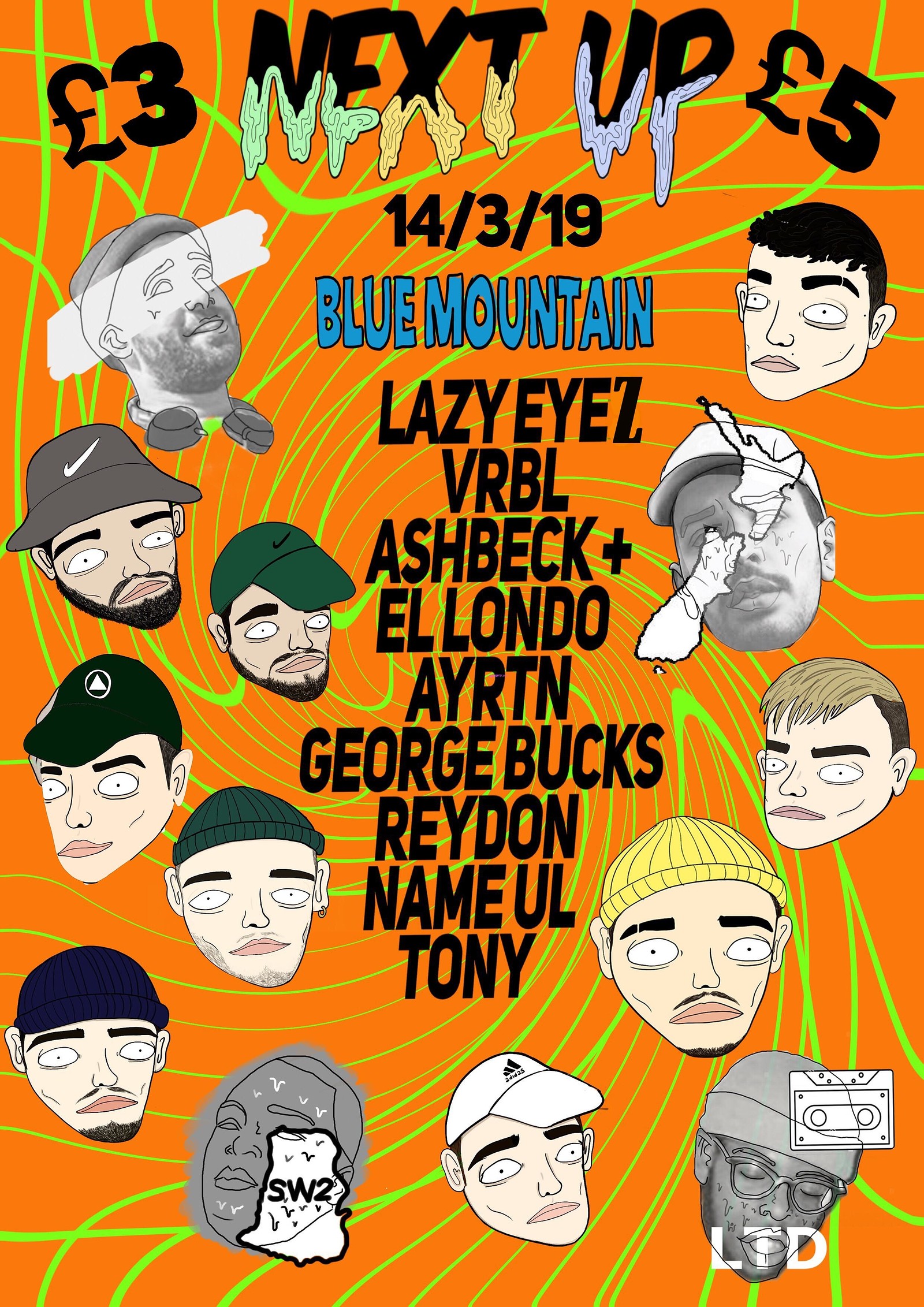 VRBL,Lazy Eyez,Ashbeck+EL Londo,NameUL at Blue Mountain