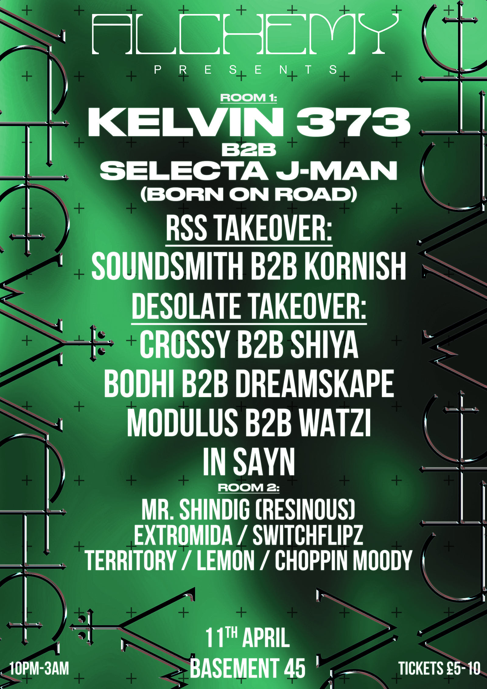 Alchemy Presents: Black Phase at Basement 45