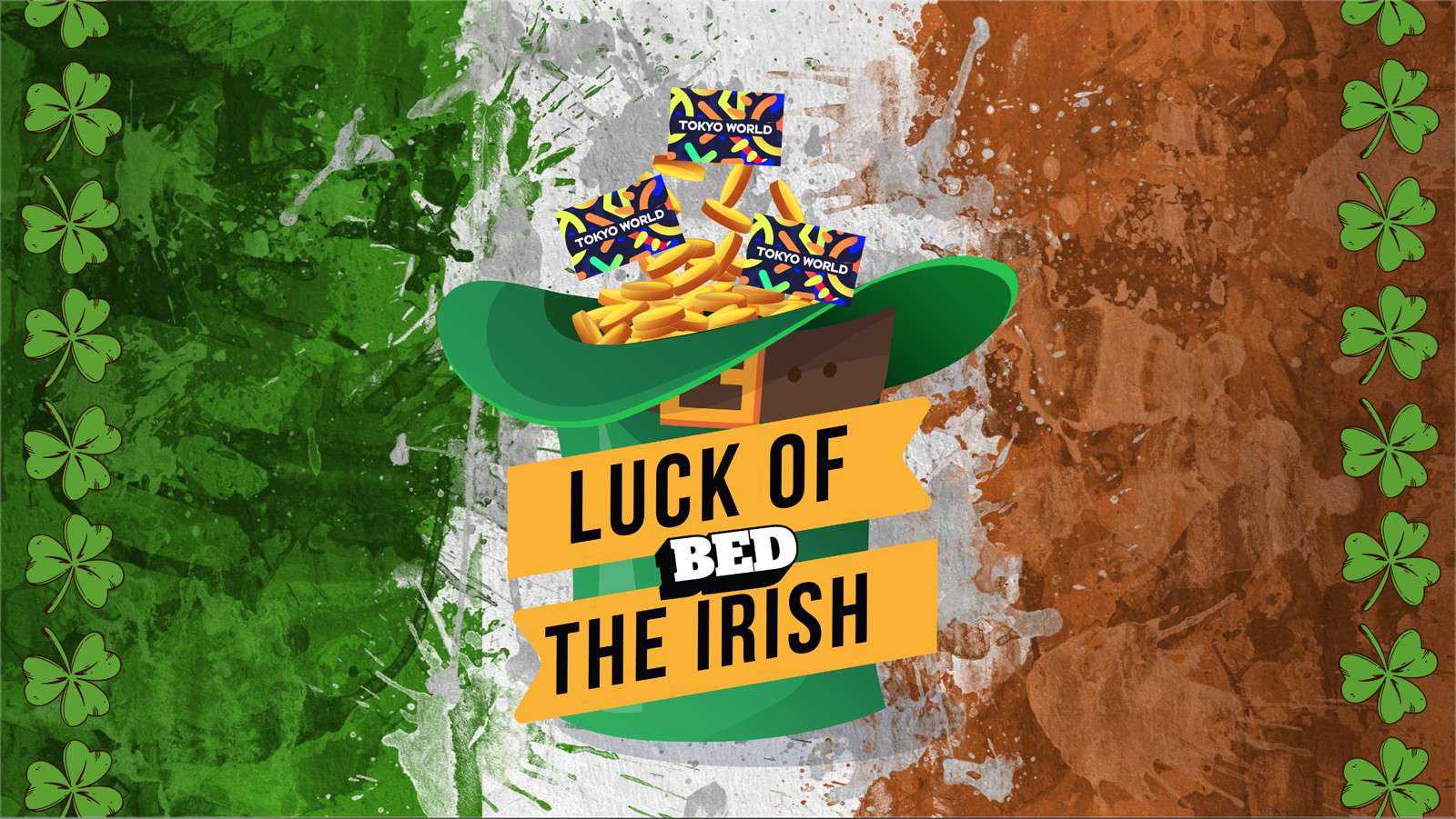 BED St. Paddy's: Tokyo World Ticket Giveaway at Gravity Nightclub