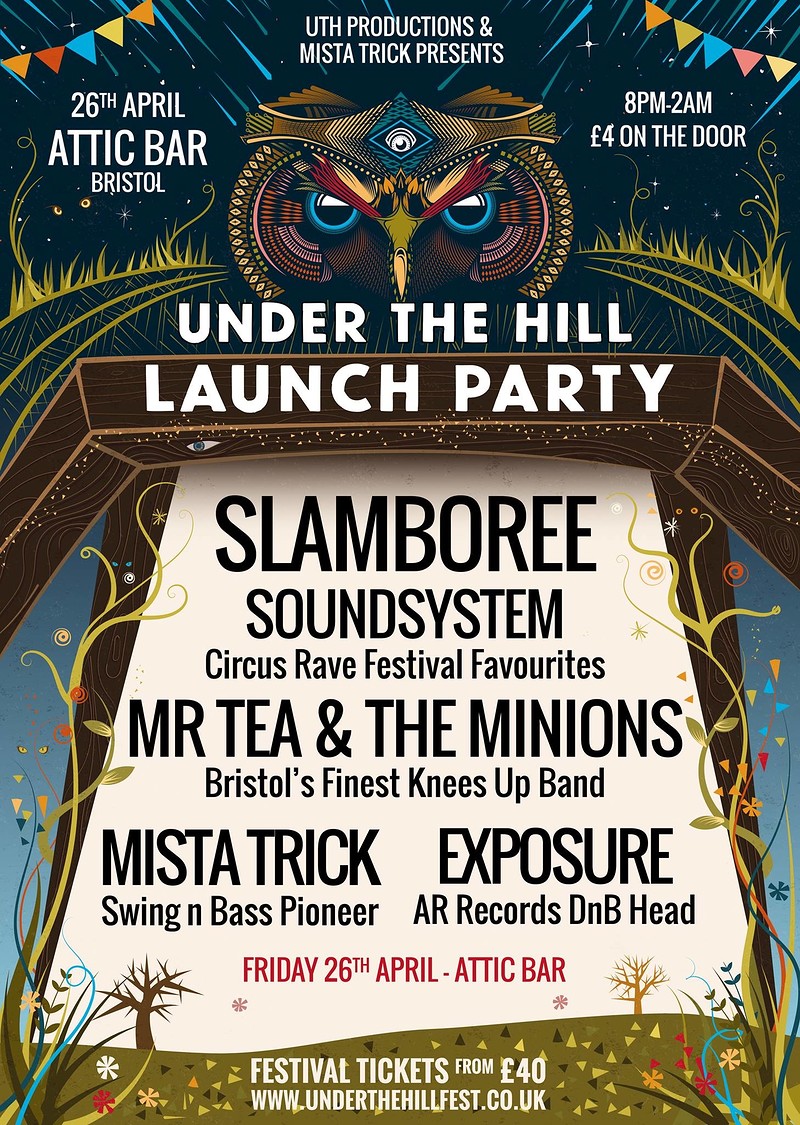 Under The Hill Launch Party at The Attic Bar
