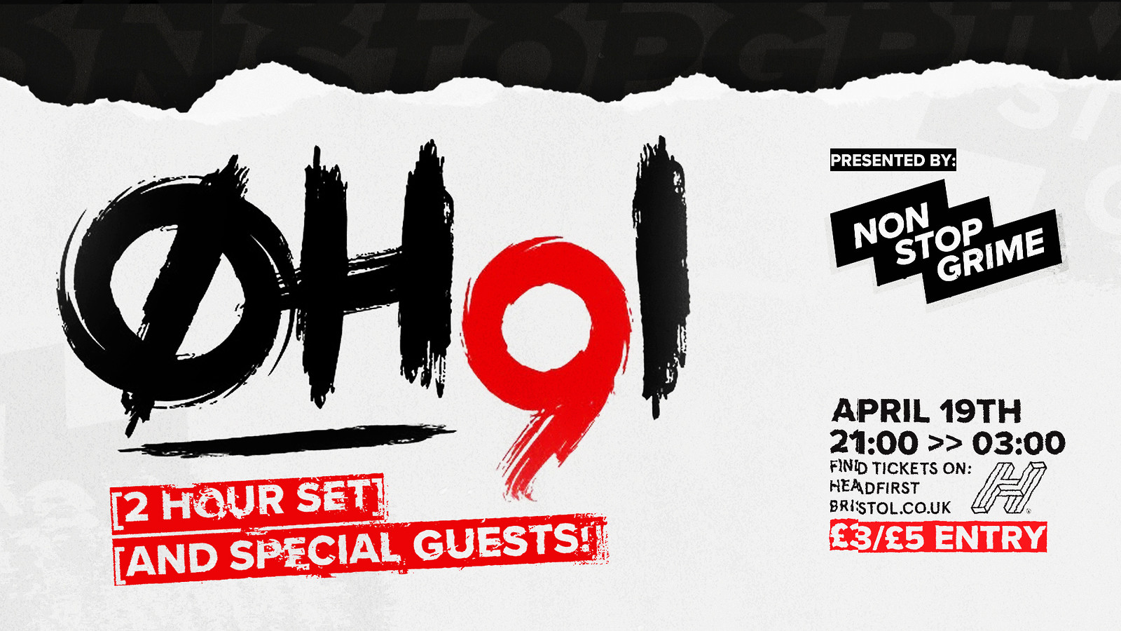 NonStopGrime: OH91 + Special Guests // 2 hour set at The Doghouse