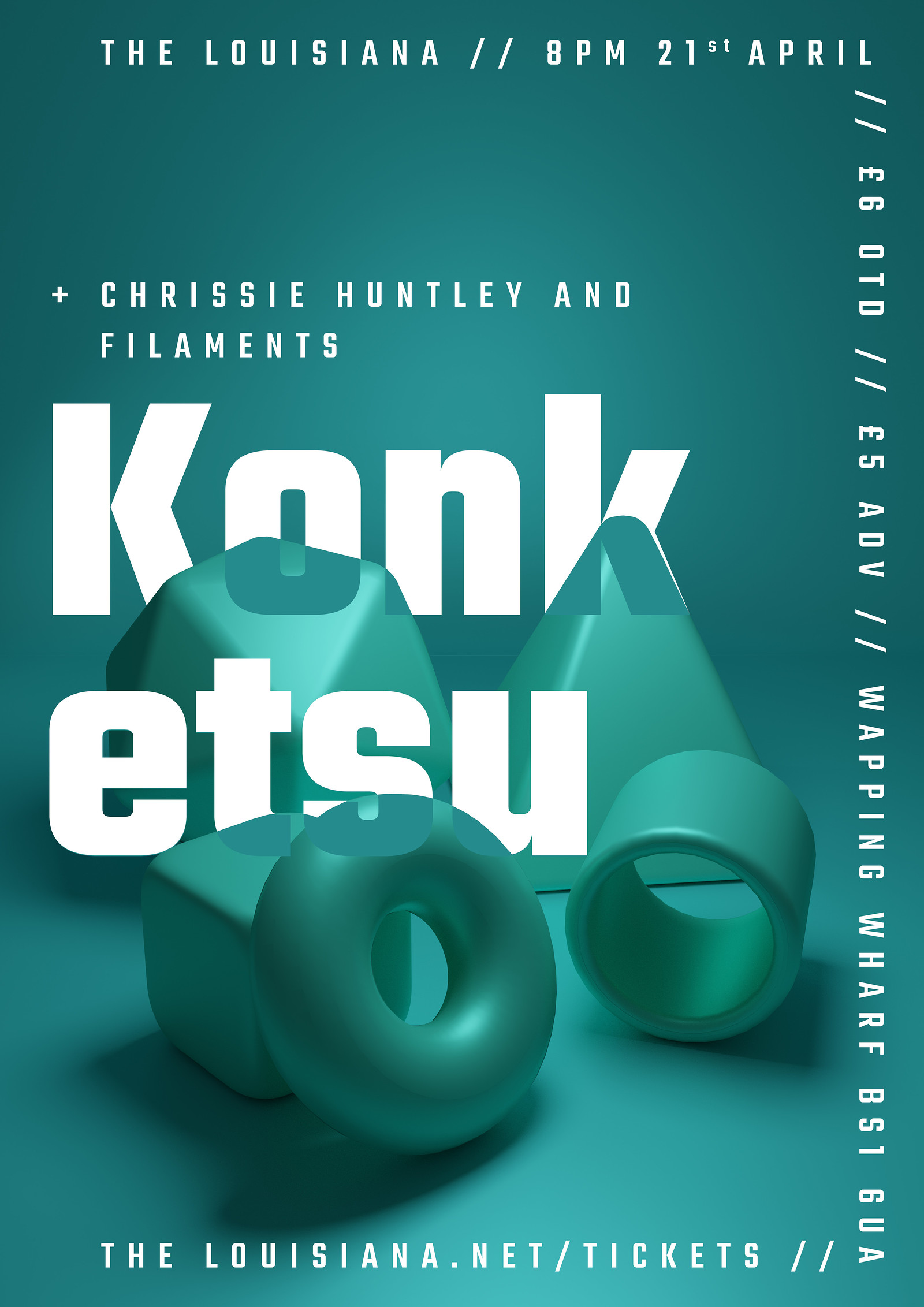 Konketsu w/ Chrissie Huntley & Filaments at The Louisiana