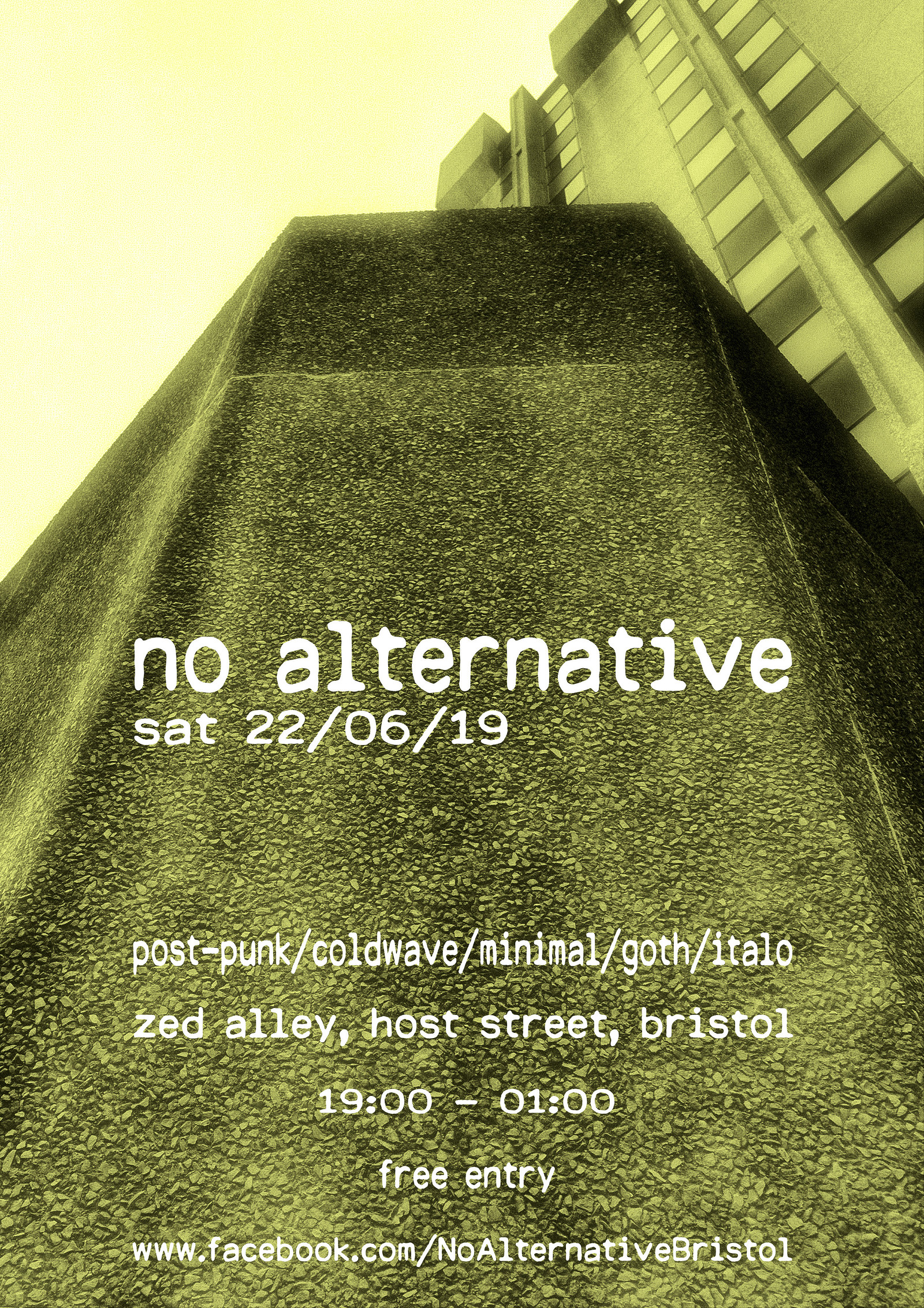 NO ALTERNATIVE at Zed Alley