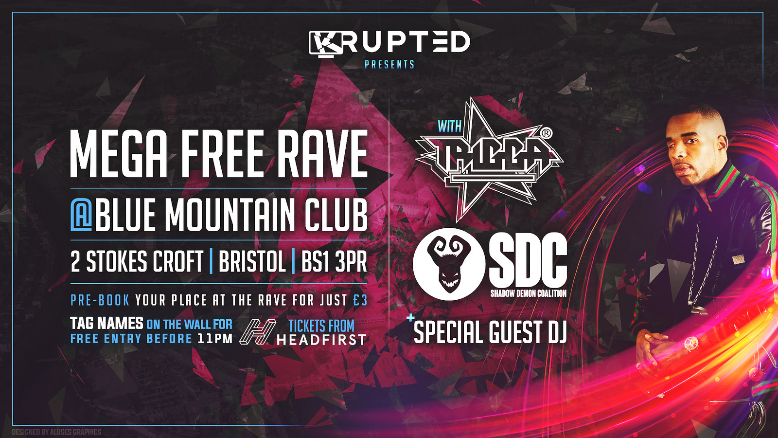 BLUEMOUNTAIN MEGA FREE PARTY w/ MC TRIGGA - SDE at Blue Mountain