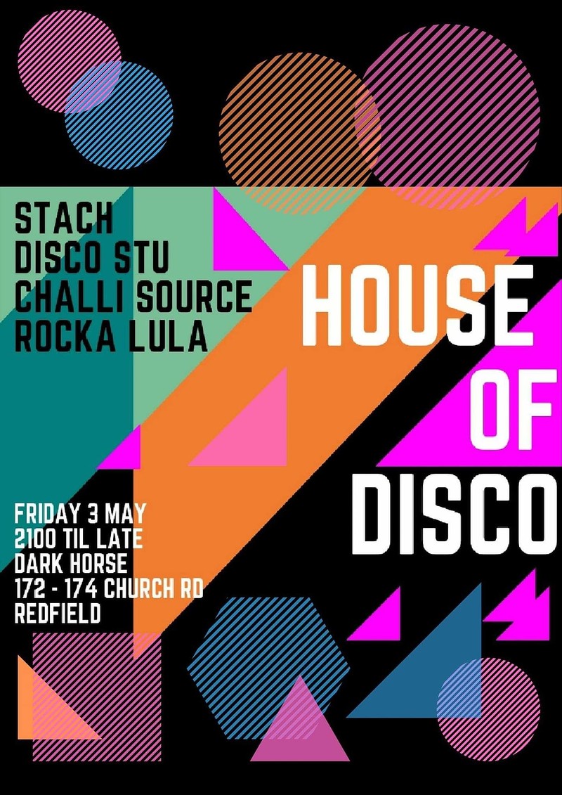 House of Disco at Dark Horse, Church Road, Redfield