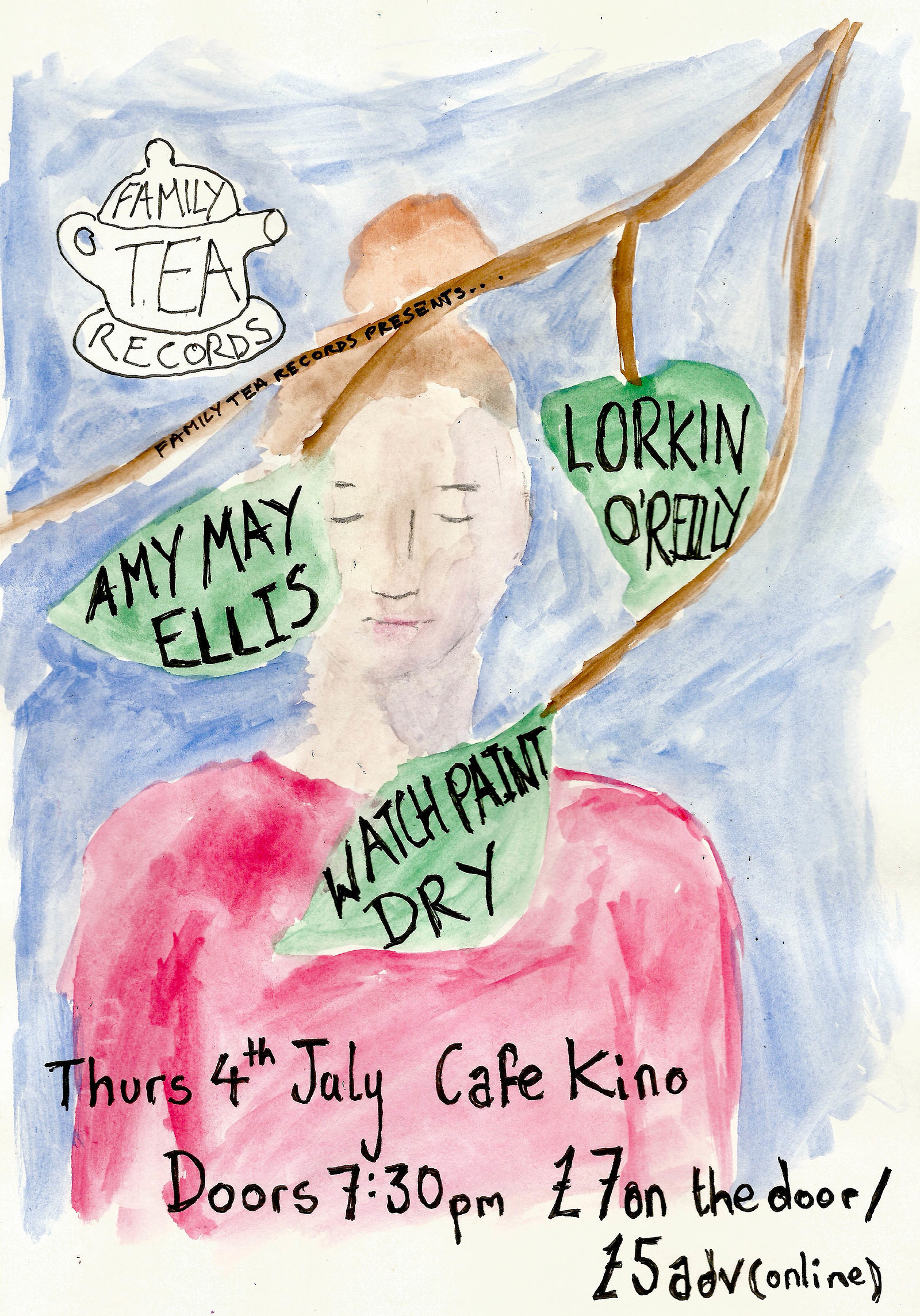 Family Tea Records presents Amy May Ellis at Cafe Kino