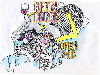 Open Mic at The Grain Barge