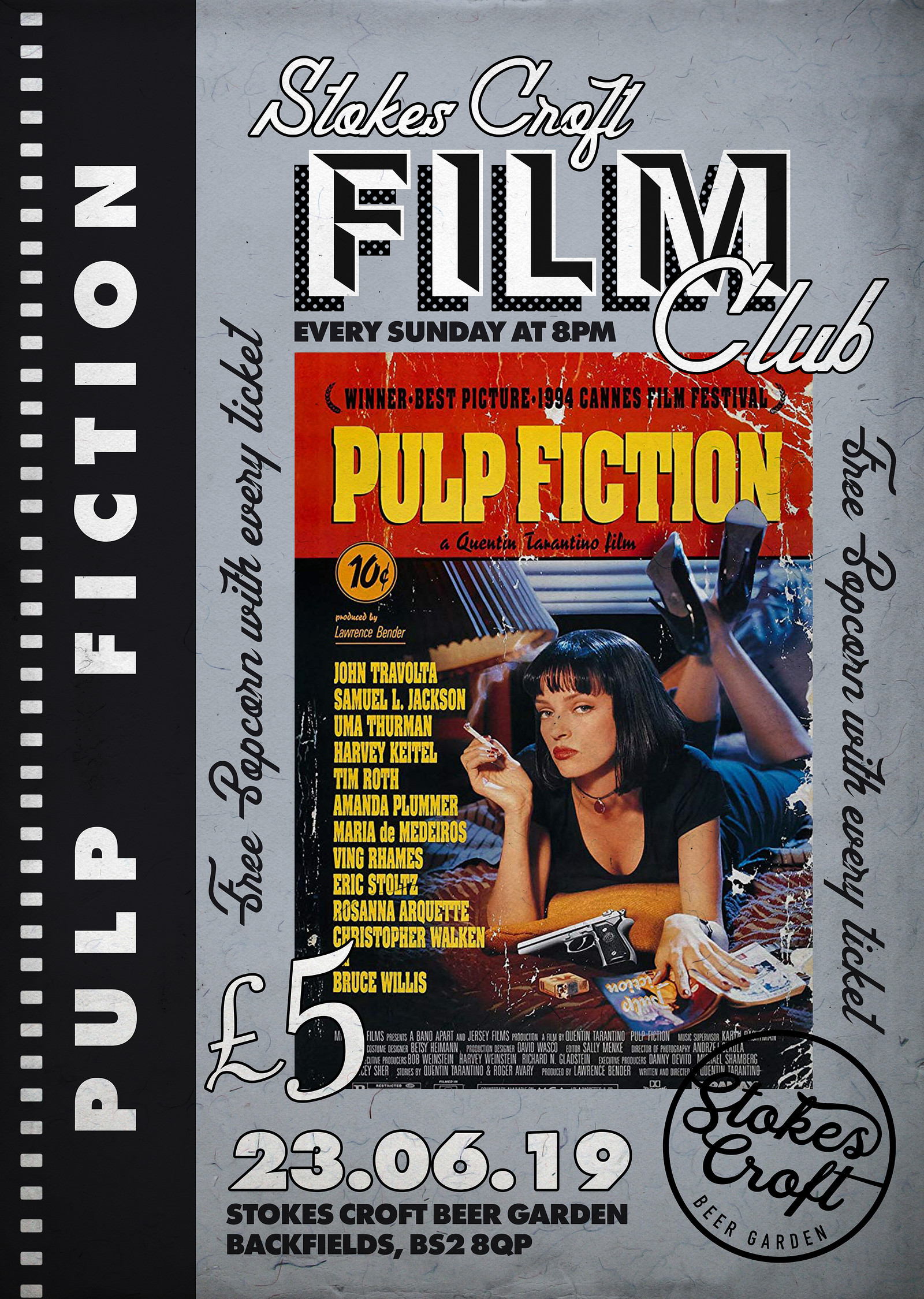 Stokes Croft Film Club presents: PULP FICTION at Stokes Croft Beer Garden
