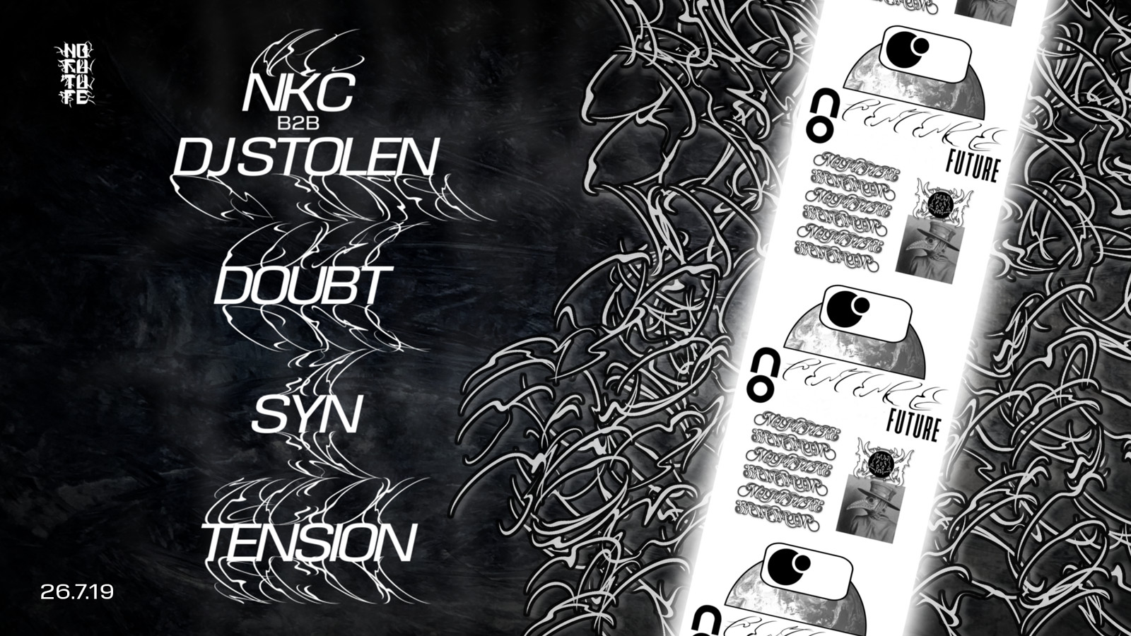 No Future: NKC b2b DJ Stolen, Doubt, Syn, Tension at The Old England Pub