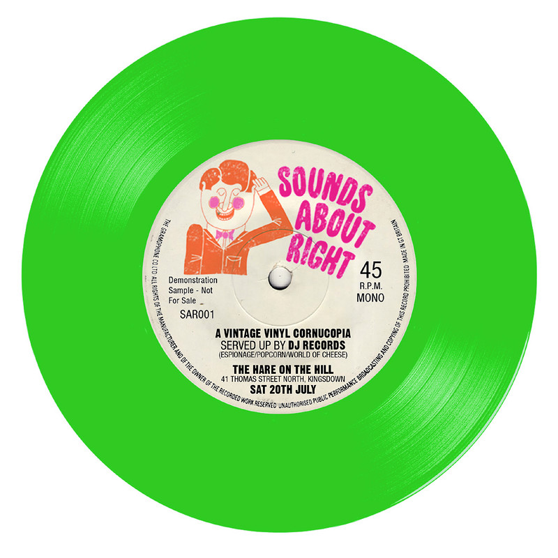 Sounds About Right with DJ Records at The Hare on the Hill