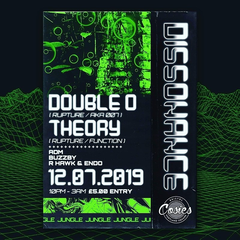 Dissonance 003 - Double O + Theory at Cosies