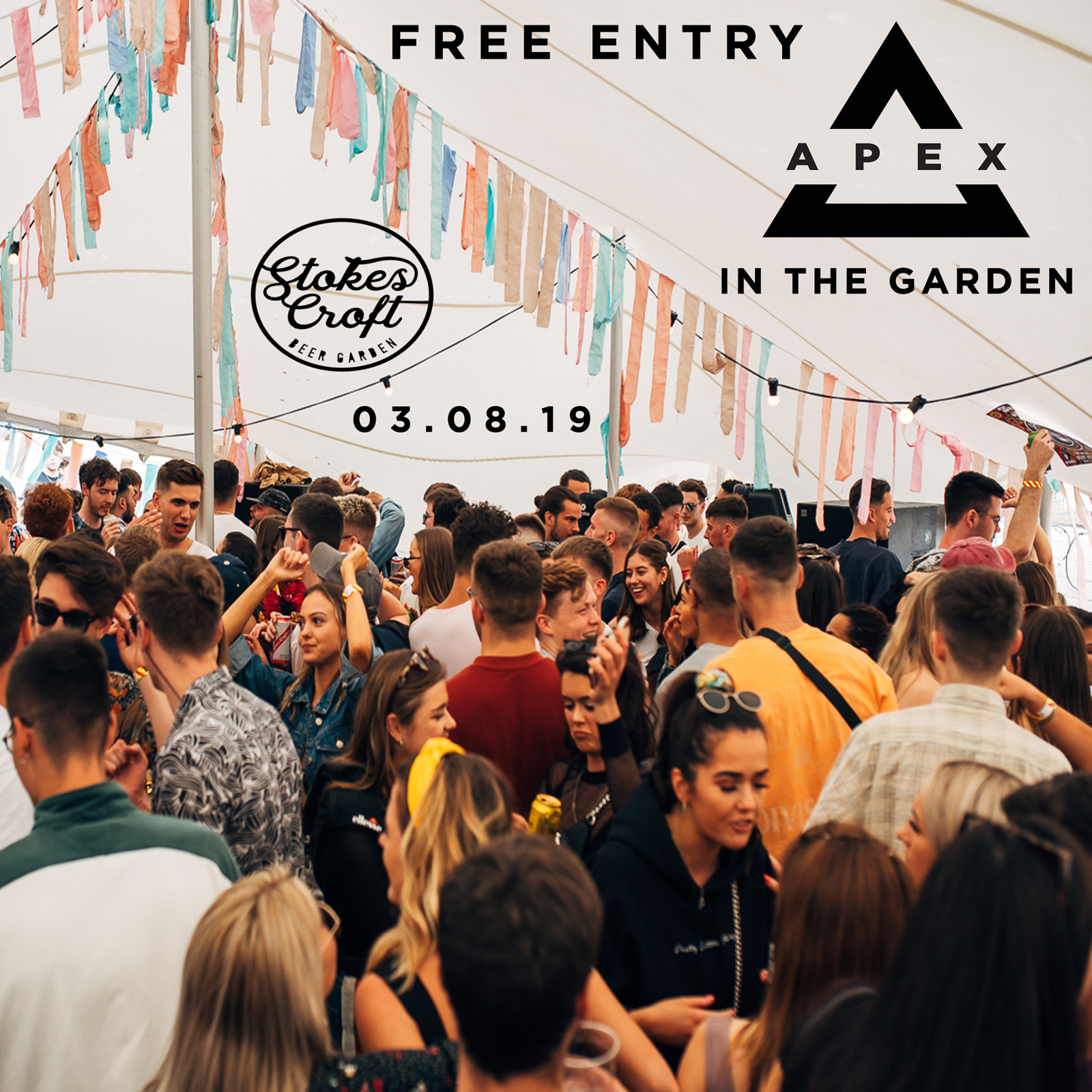 Apex In The Garden - Free Day Party at Stokes Croft Beer Garden