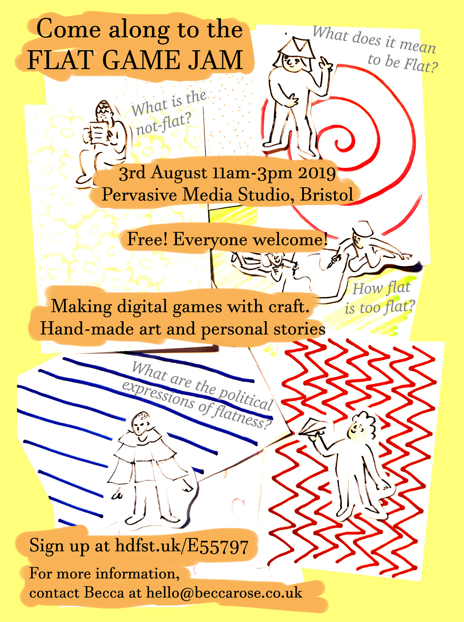 Flatgame Jam at Pervasive Media Studio