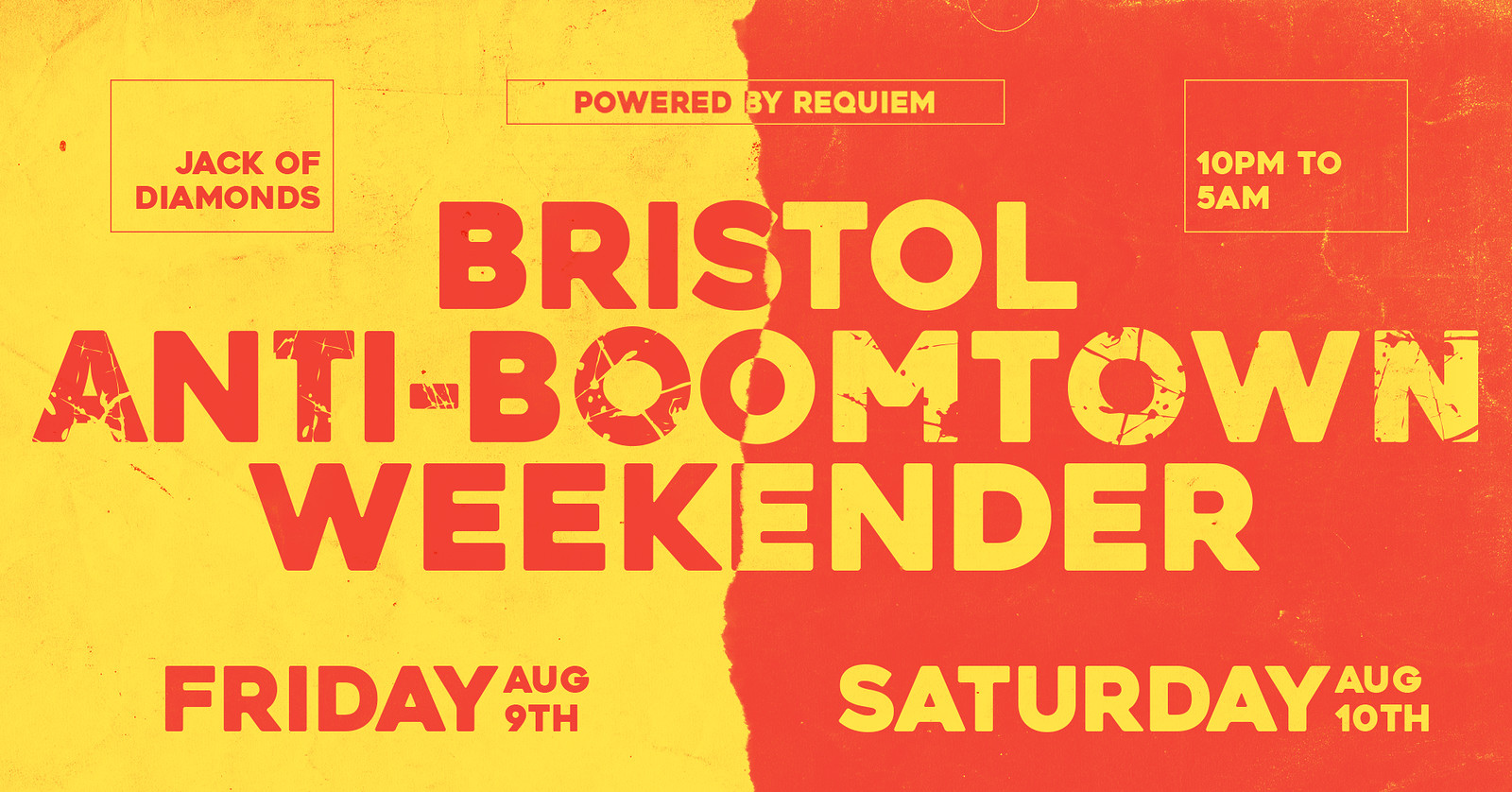 Bristol Anti-Boomtown Weekender at Jack Of Diamonds