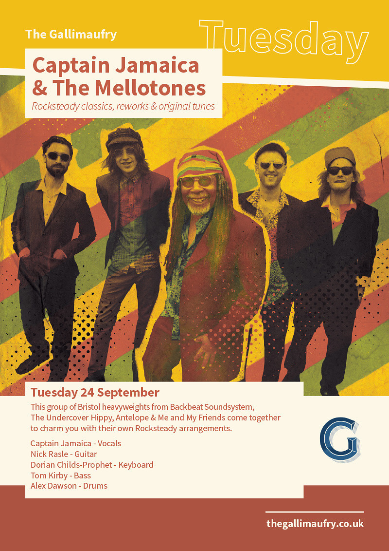 Captain Jamaica & The Mellotones at The Gallimaufry