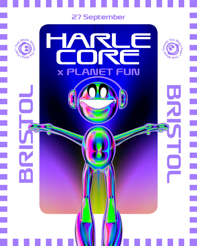 HARLECORE X PLANET FUN at Exchange
