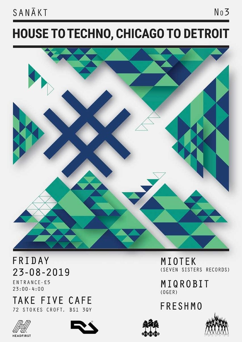 Sanākt / House to Techno, Chicago to Detroit / No3 at Take Five Cafe
