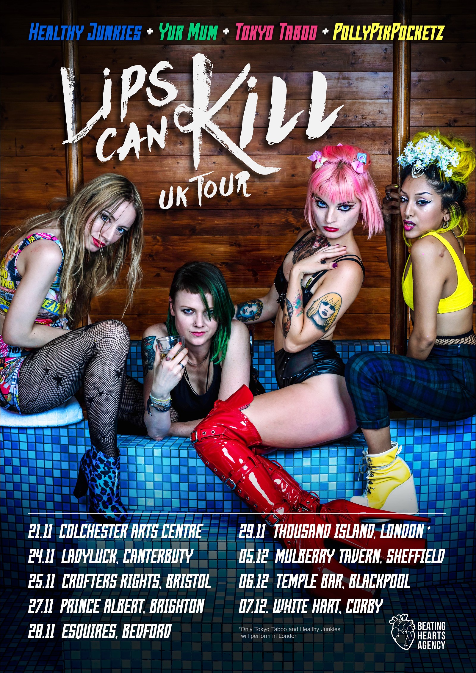 Taboo/Healthy Junkies/PollyPikPocketz/Yur Mum at Crofters Rights
