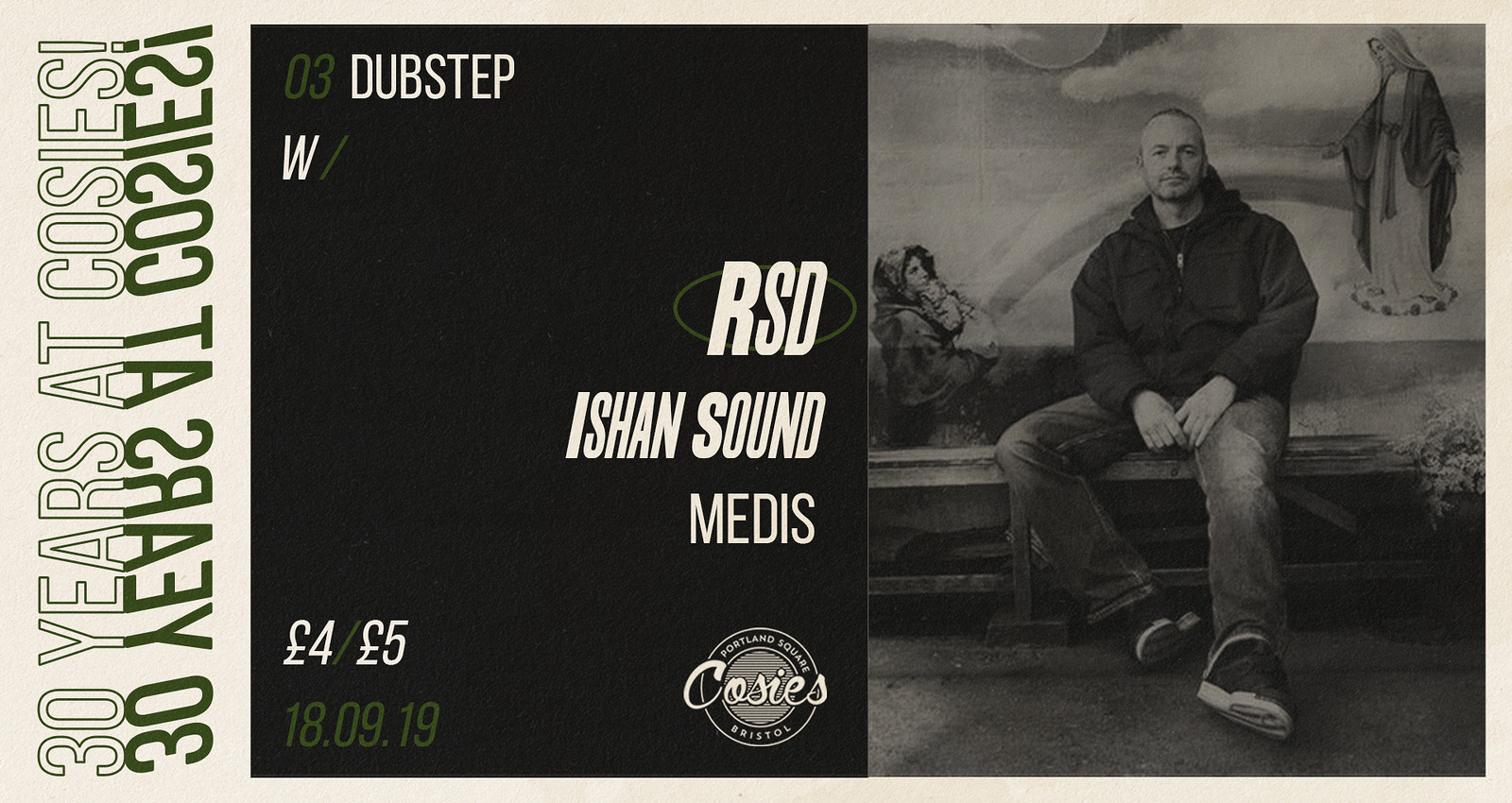 30 Years at Cosies Week 3 - Dubstep at Cosies