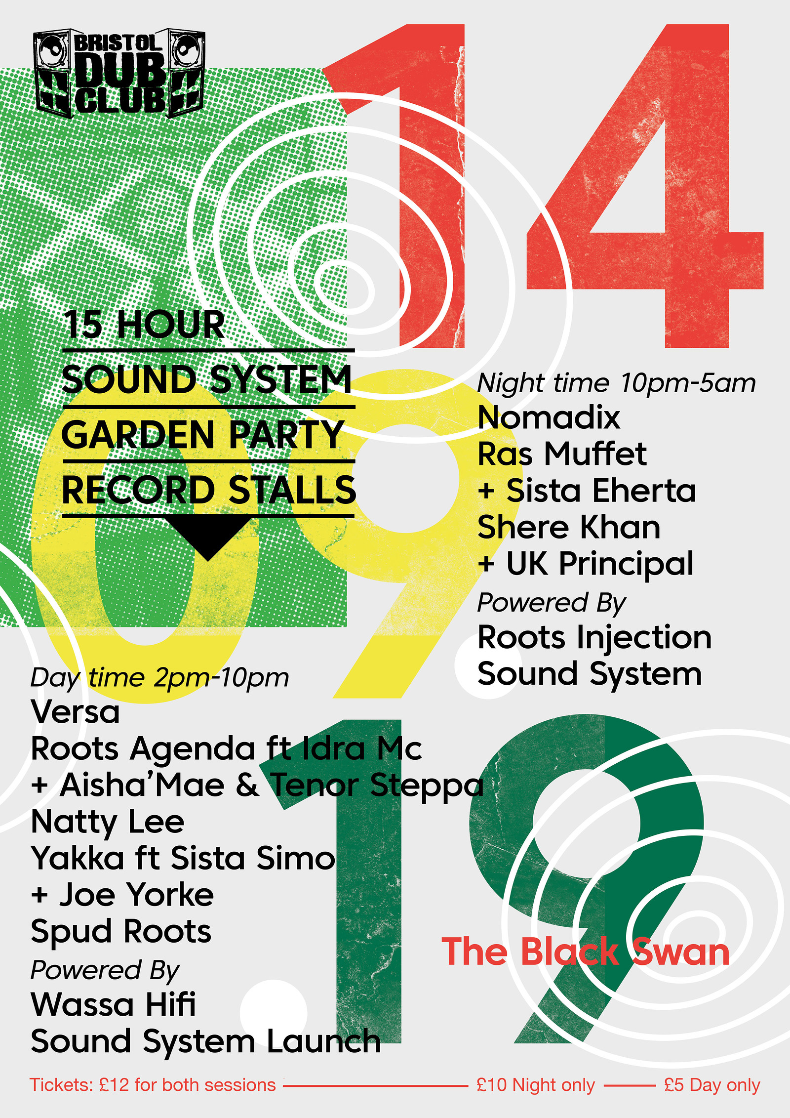 Bristol Dub Club: 15hr Day & Night Party 2019 at The Black Swan