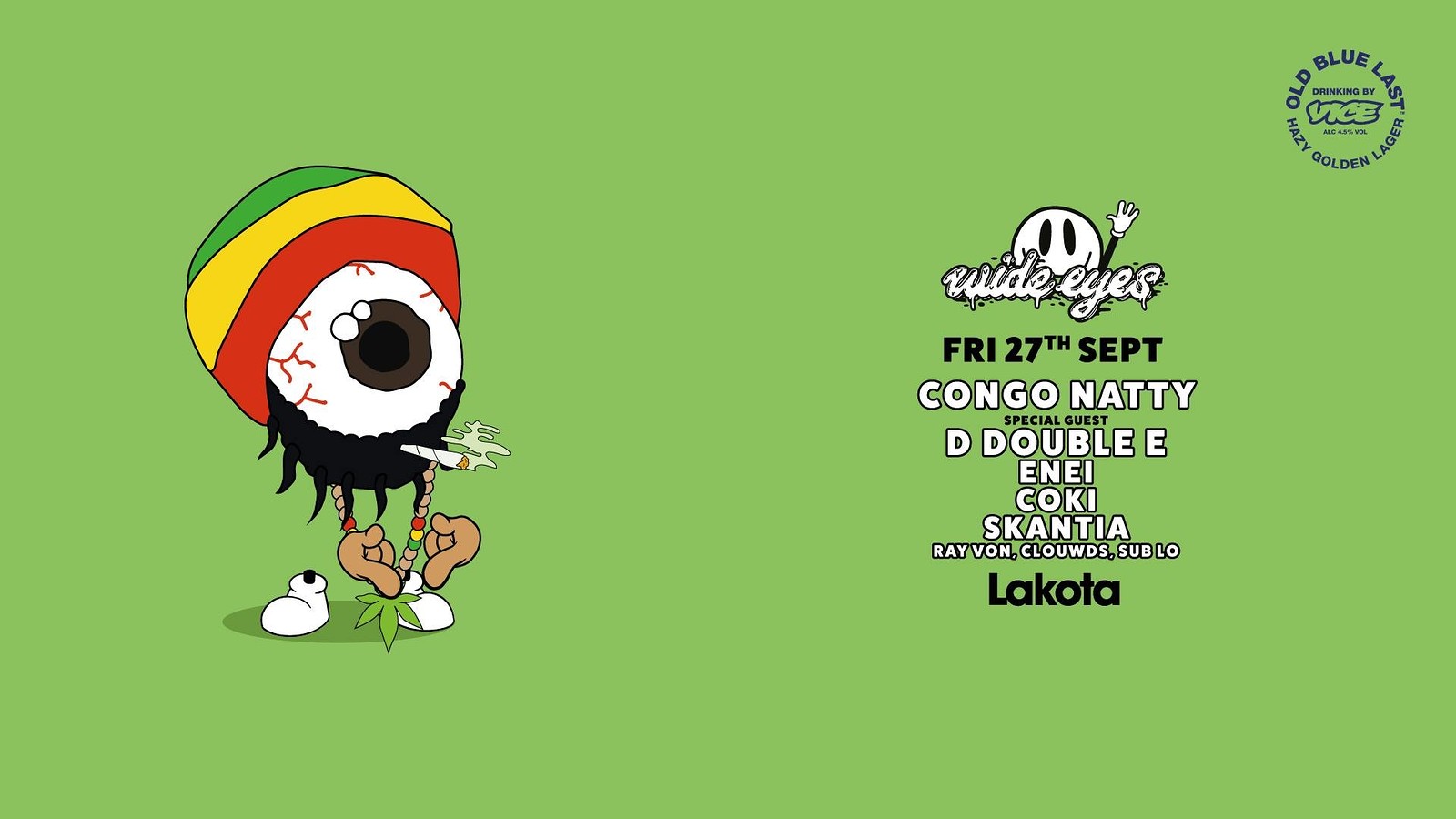 Wide Eyes: Congo Natty / D Double E / Enei / Coki at Lakota