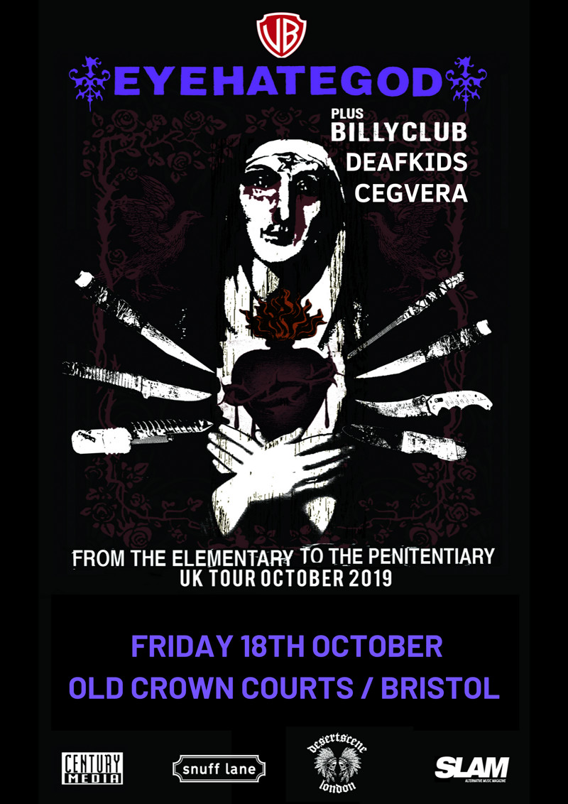 Eyehategod // Billyclub // Deafkids // Cegvera at The Old Crown Courts