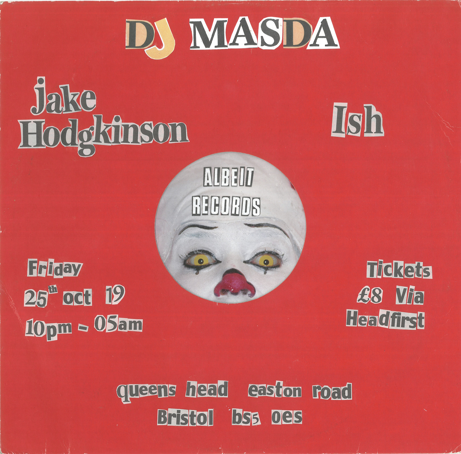 Albeit Records ± Night Series w/ DJ Masda at Queens Head Easton