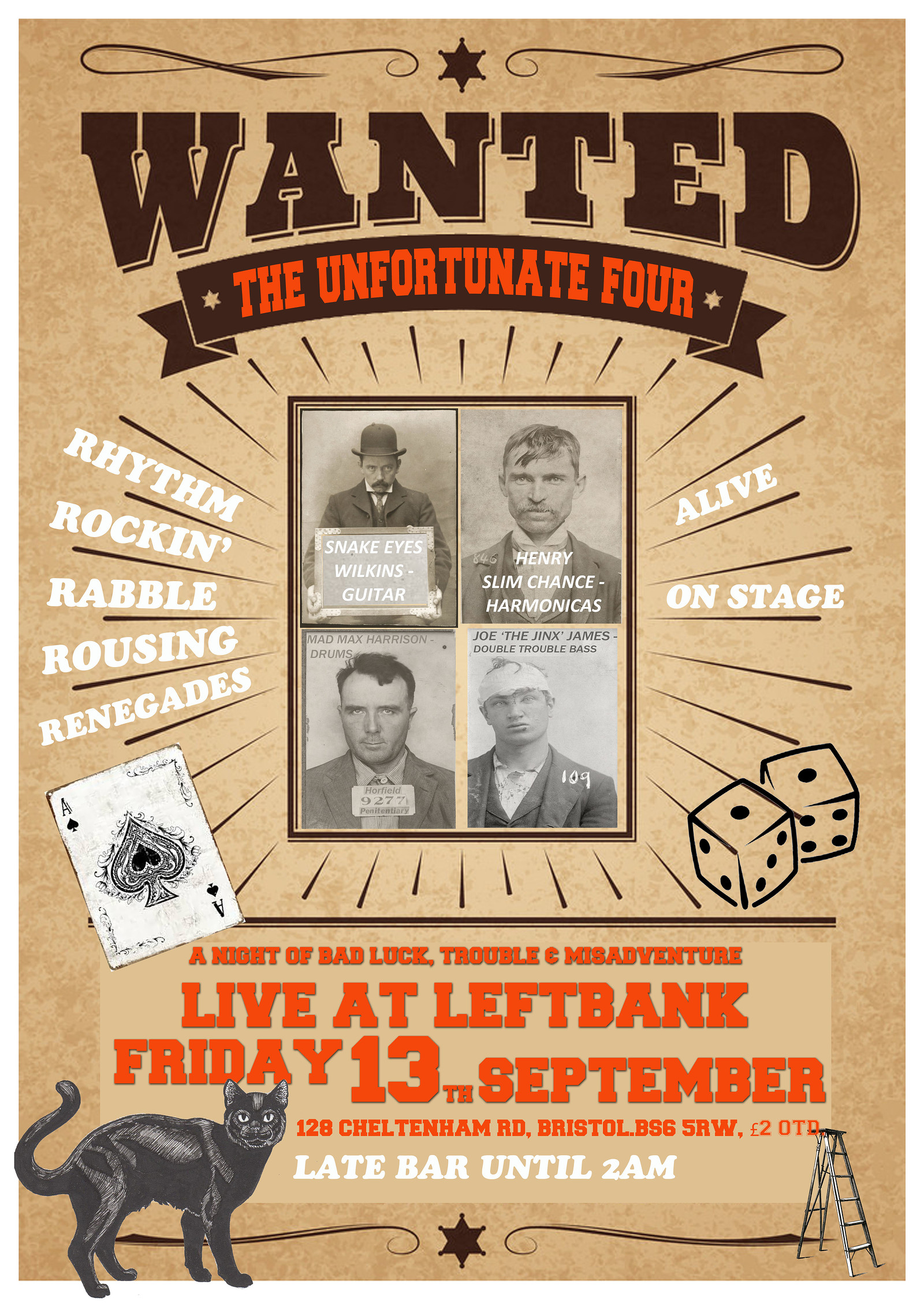 THE UNFORTUNATE FOUR at LEFTBANK