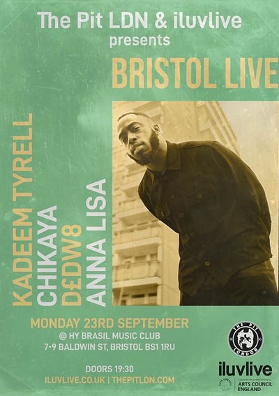Bristol with Kadeem Tyrell at Hy-Brasil Music Club