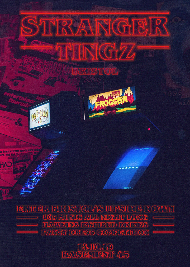 Stranger Tingz: 80s Party at Basement 45