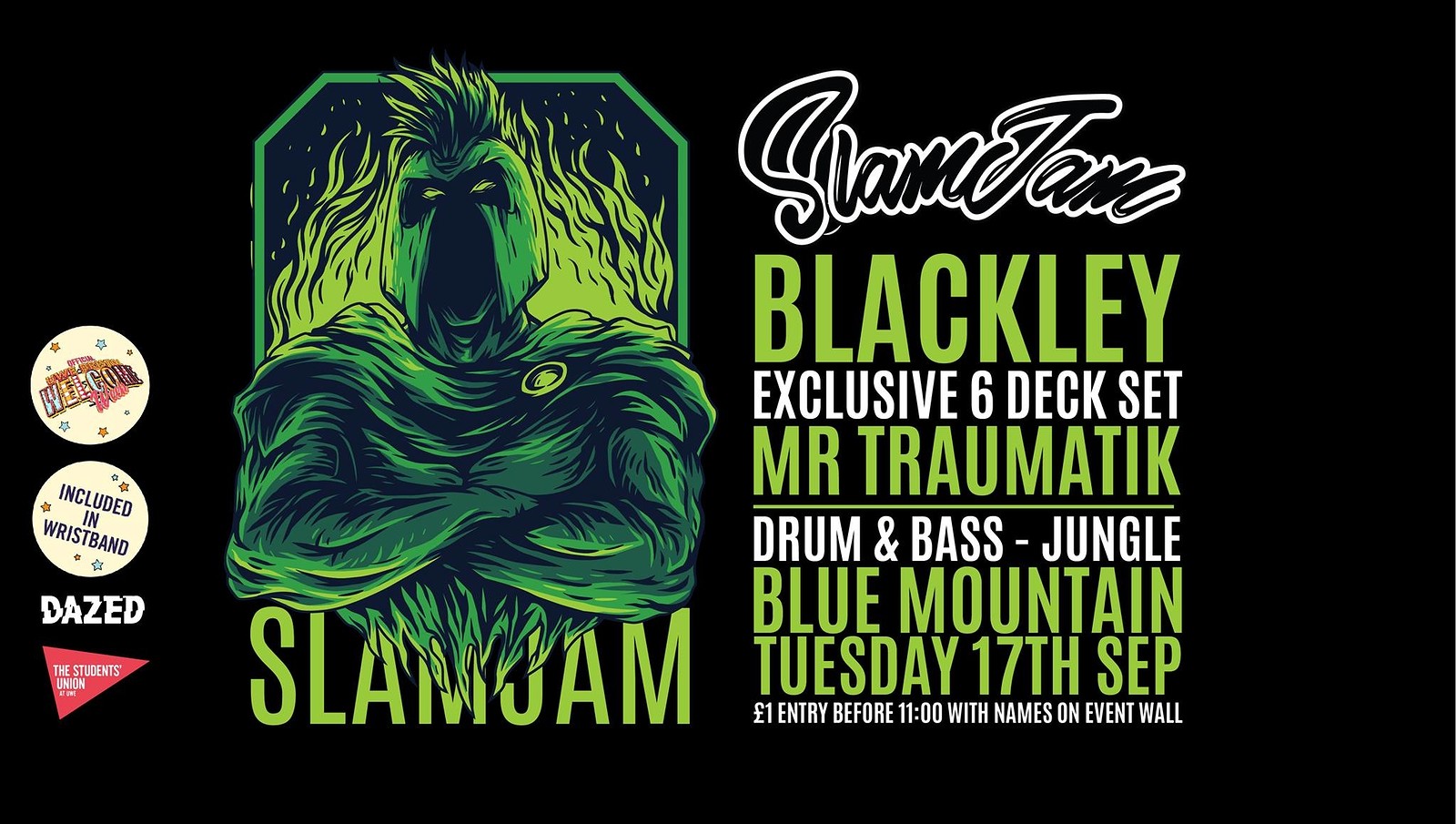 SlamJam 067: Blackley & Mr Traumatik at Blue Mountain