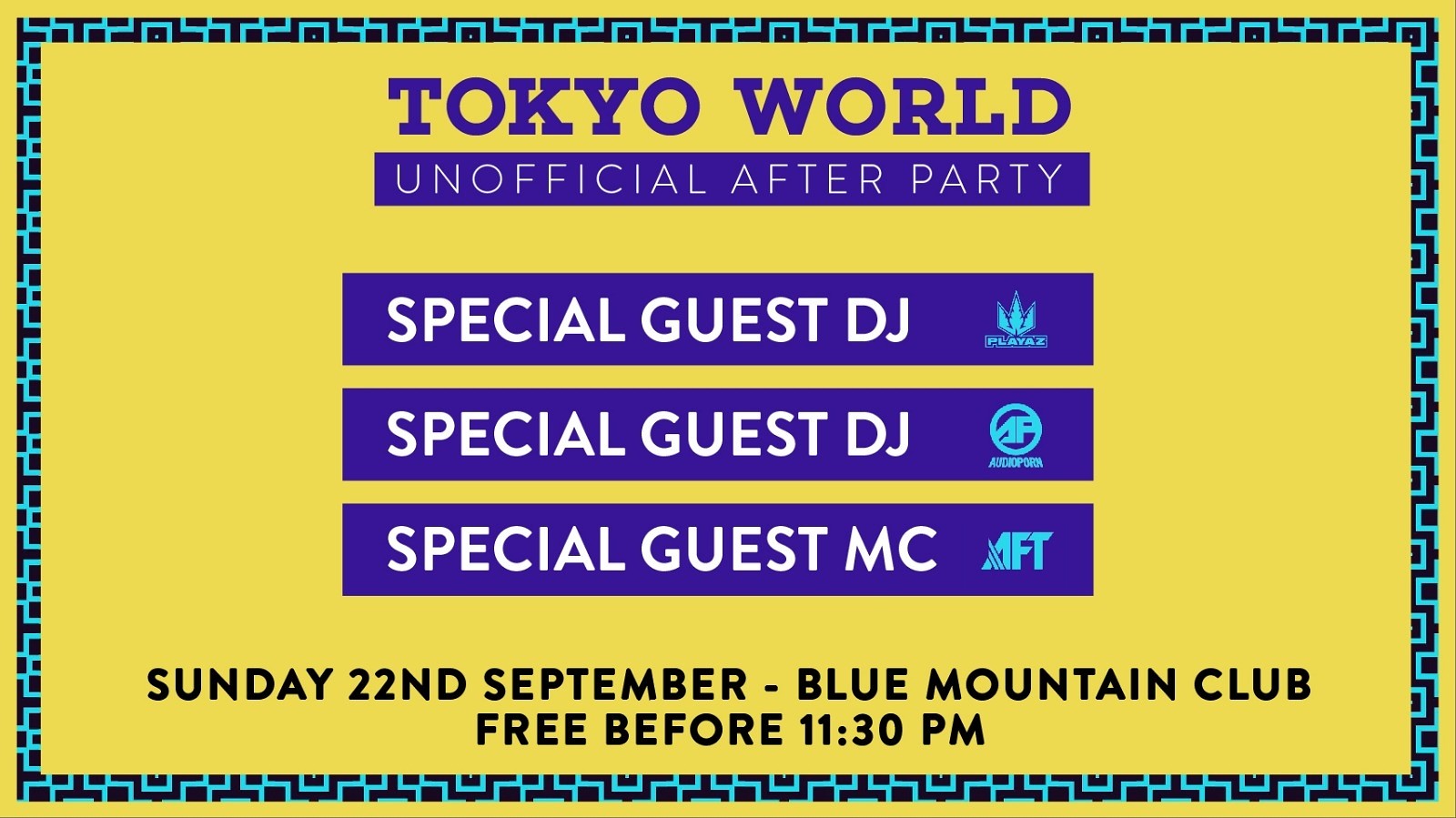 Eastville Park Festival After Party - Playaz // Au at Blue Mountain