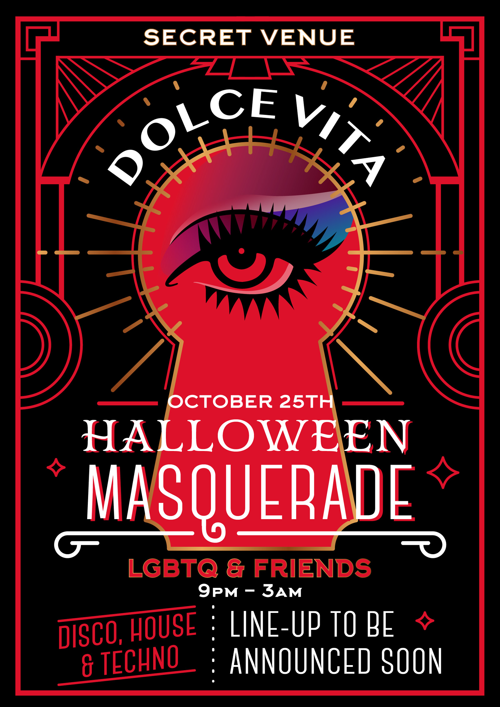 Dolce Vita Halloween Masquerade at Noche Negra