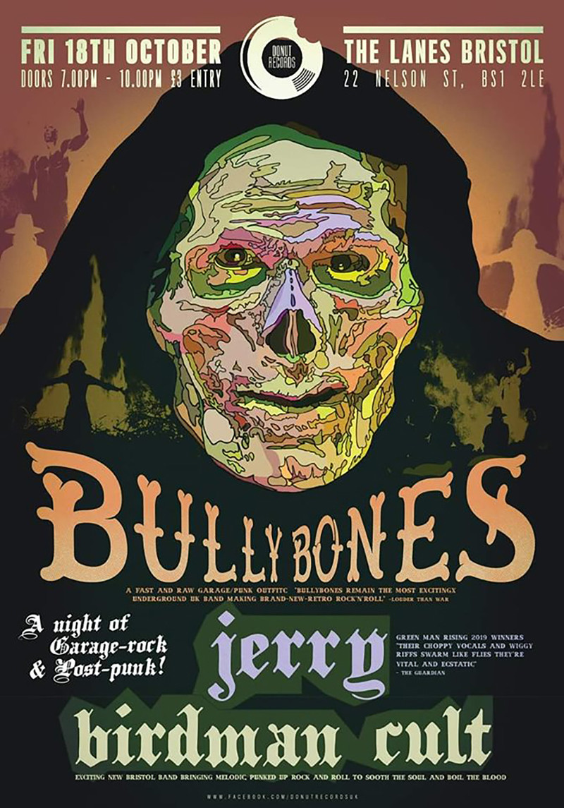 Bullybones / Los Savages / Birdman Cult at The Lanes