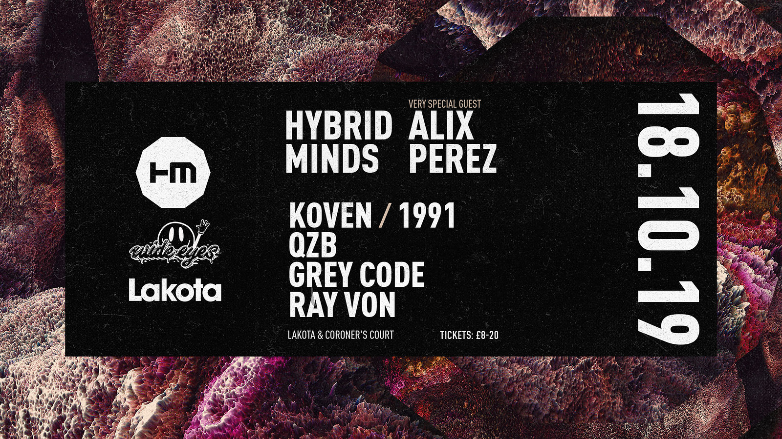 SOLD OUT | Hybrid Minds / Alix Perez / QZB / Koven at Lakota