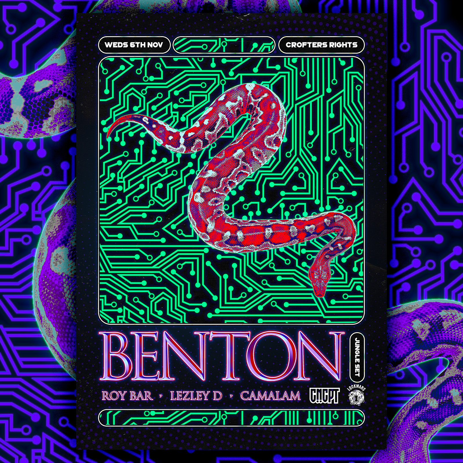 CNCPT X LockMars Presents : Benton at Crofters Rights