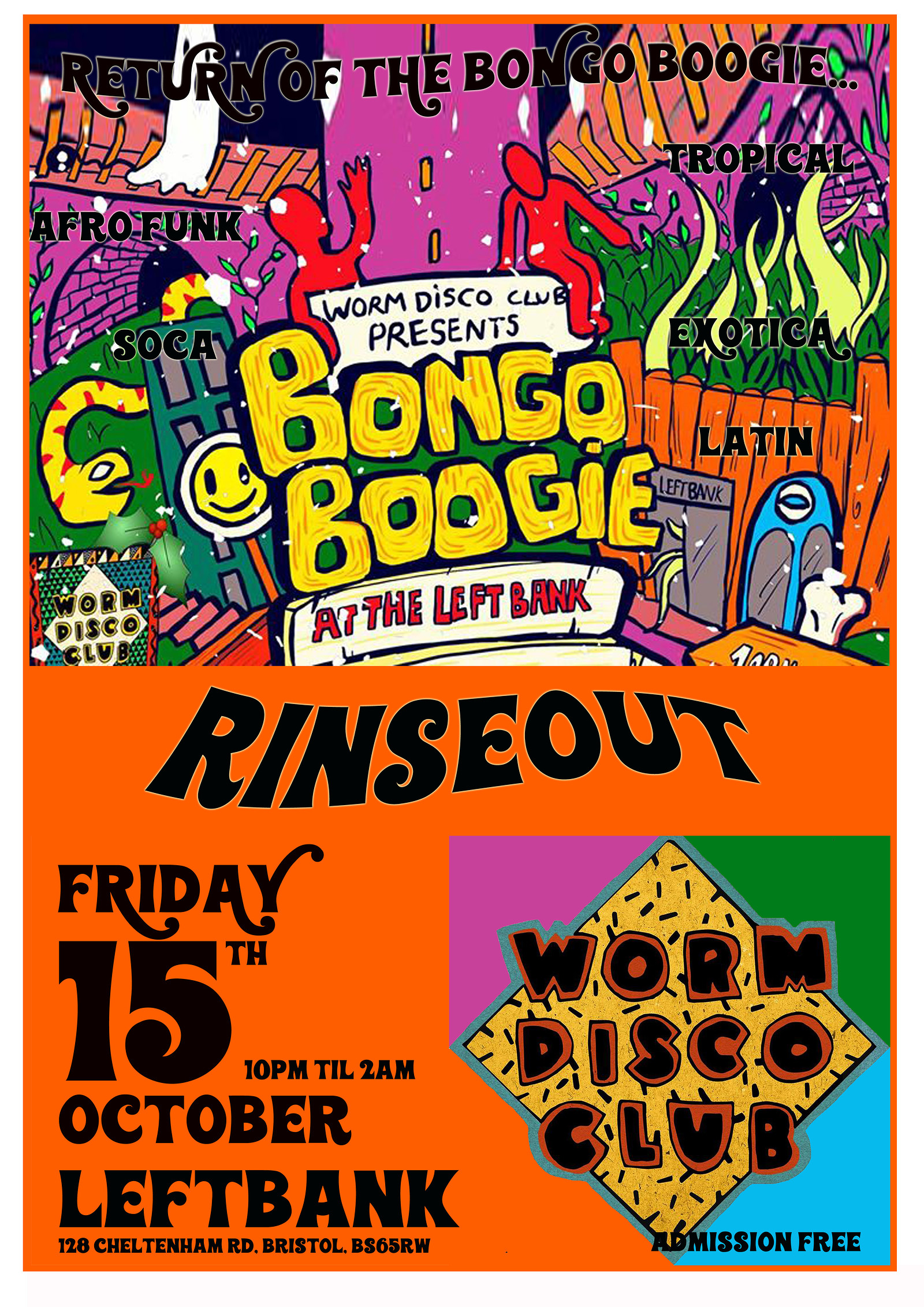 WORM DISCO CLUB at LEFTBANK