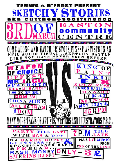 Temwa Presents:sketchy Stories at Easton Community Centre