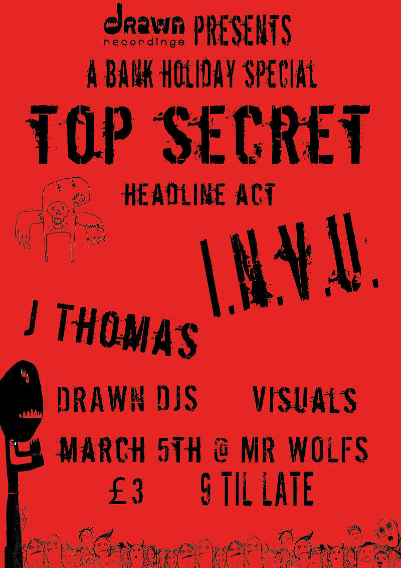Drawn Presents... at Mr Wolfs