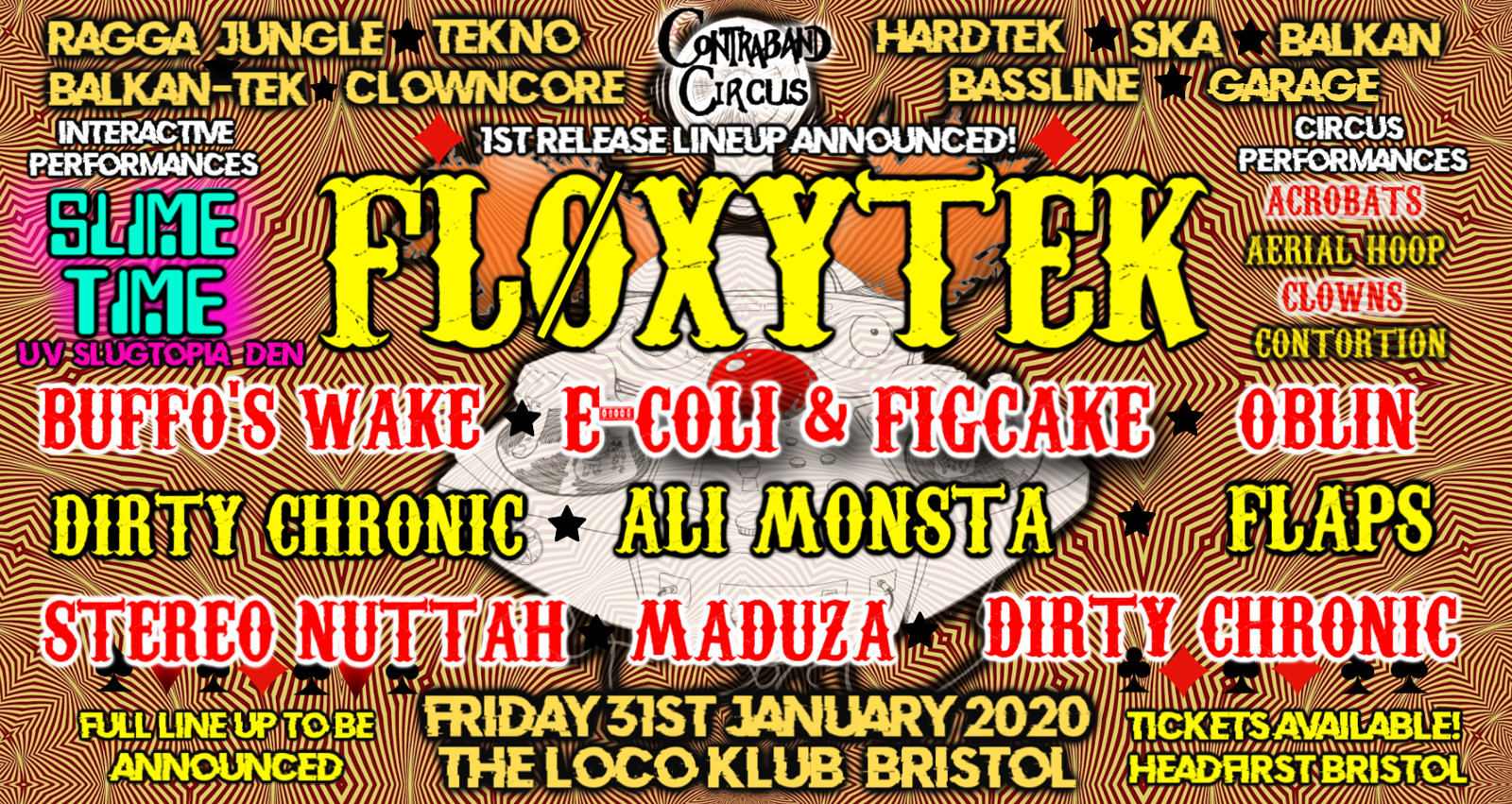 Contraband Circus at Loco Klub