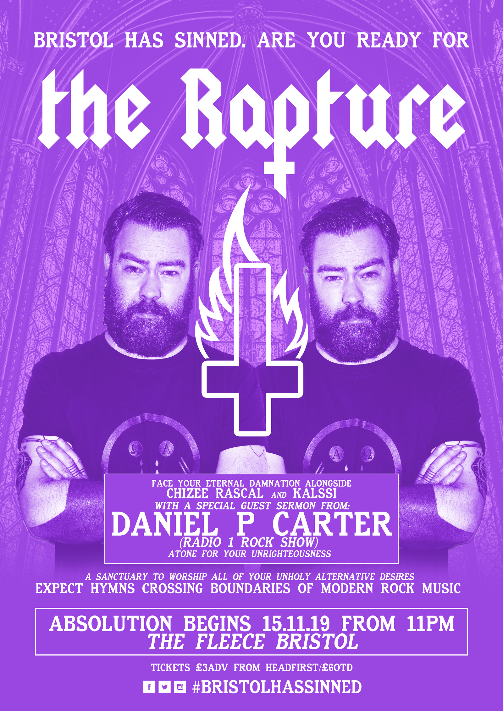 ✞ The Rapture - Bristol - Daniel P Carter DJ Set ✞ at The Fleece