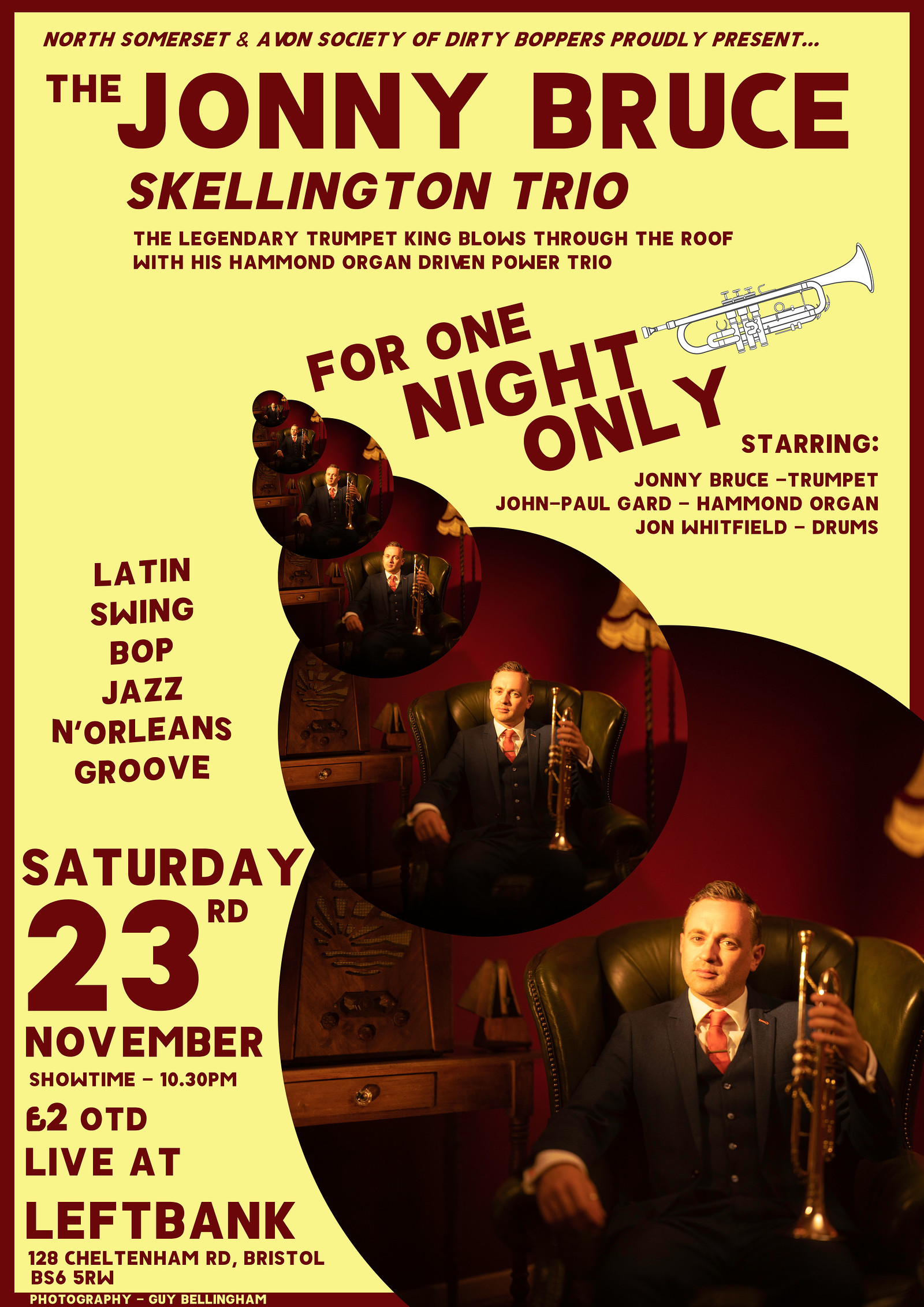 THE JONNY BRUCE SKELLINGTON TRIO at LEFTBANK