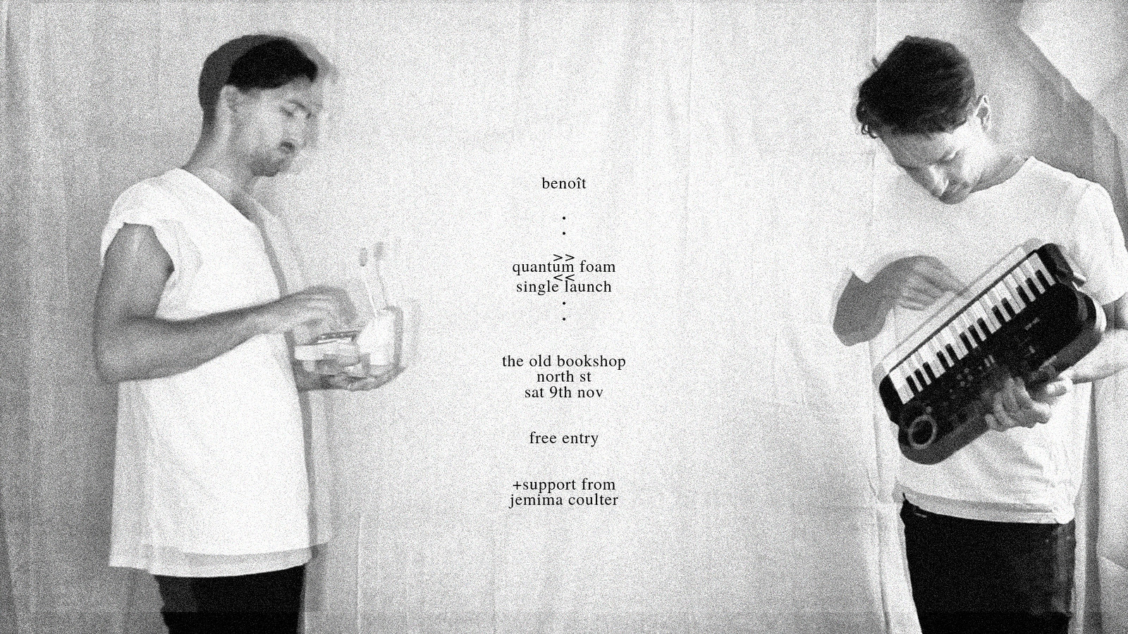 Benoît - Quantum Foam single launch at The Old Bookshop