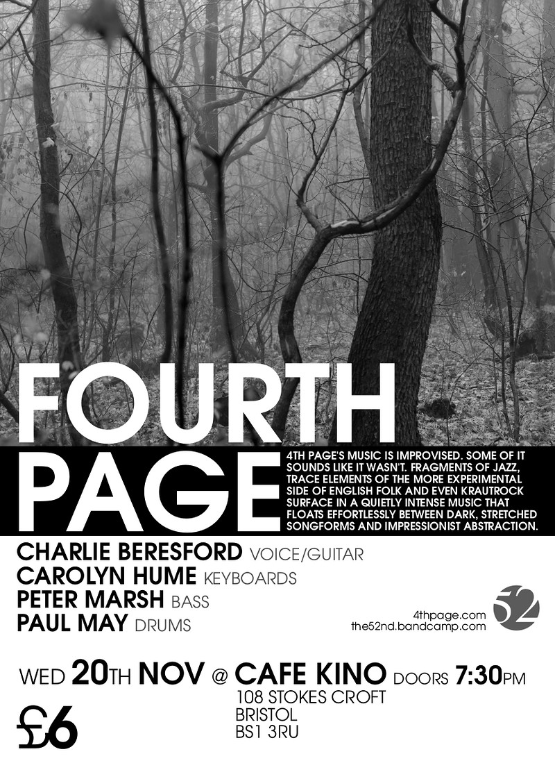 Fourth Page at Cafe Kino