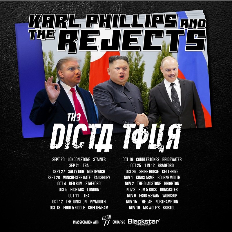 Karl Phillips and The Rejects + Support // Nino at Mr Wolfs