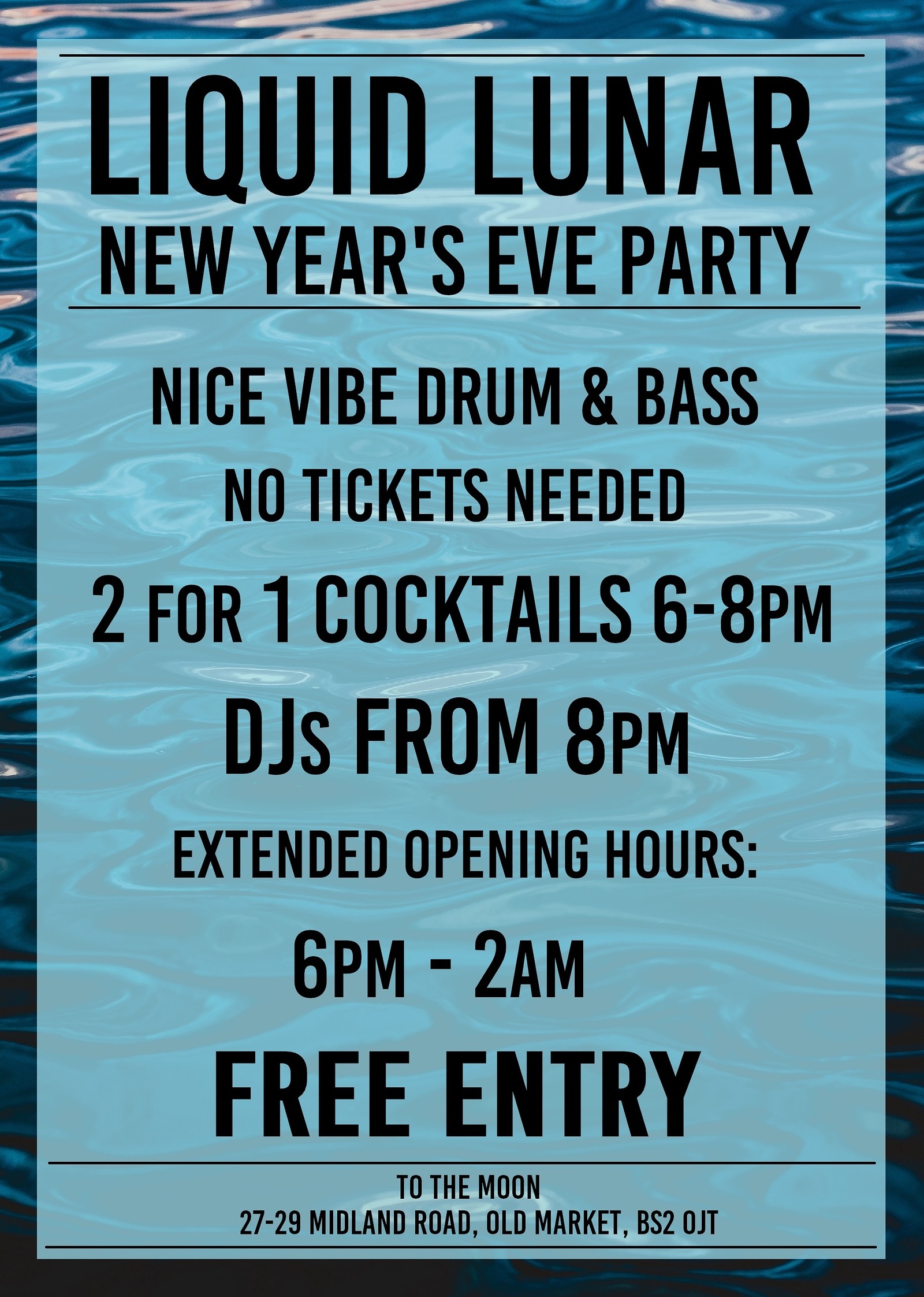Liquid Lunar NYE Party at To The Moon