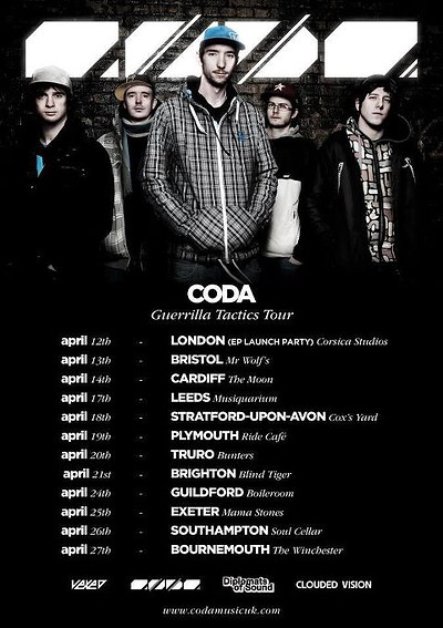 Coda Uk Tour + Strobe Circus at Mr Wolfs