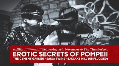 EROTIC SECRETS OF POMPEII at The Thunderbolt