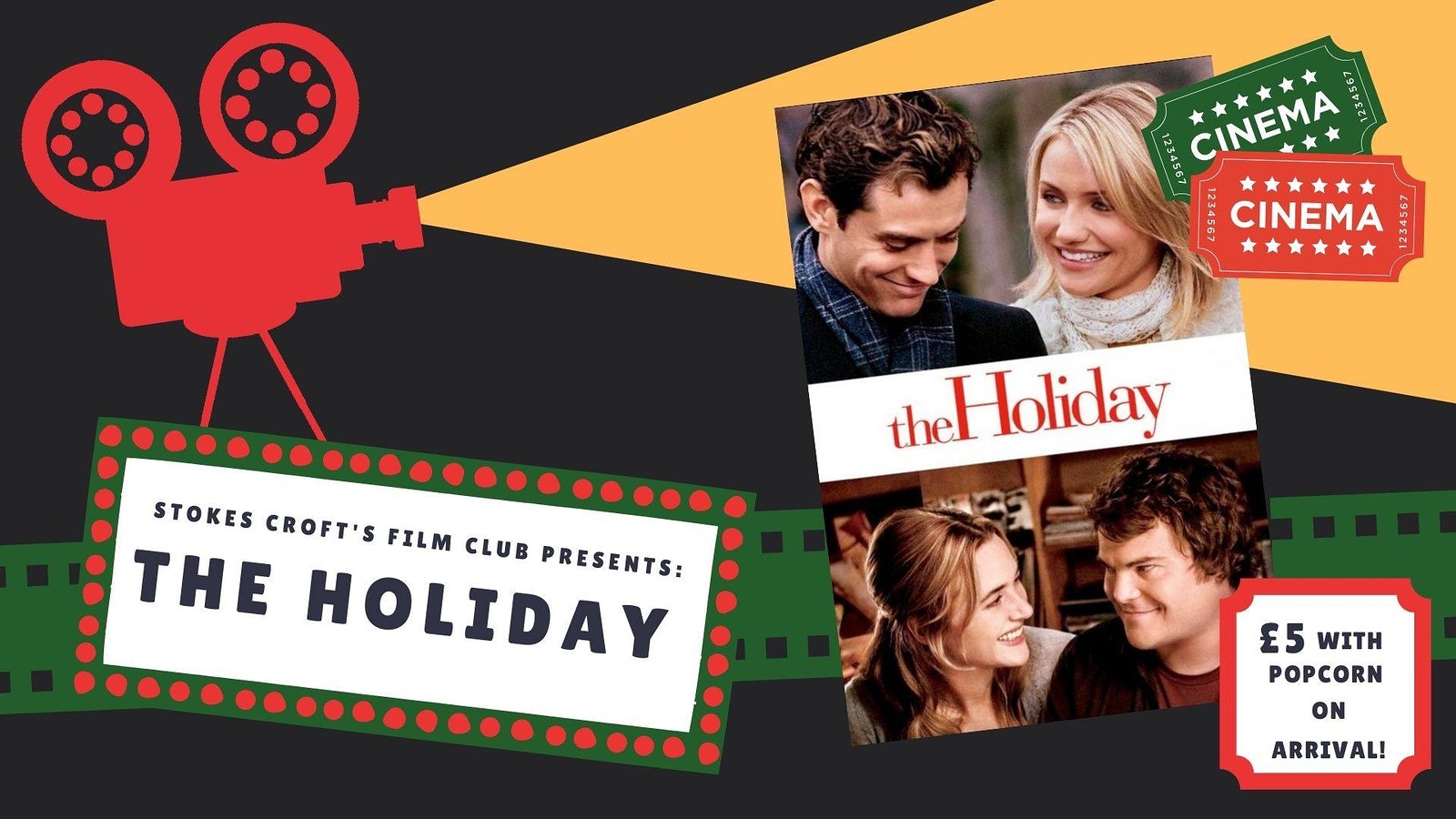 The Holiday Film Screening at Stokes Croft Beer Garden
