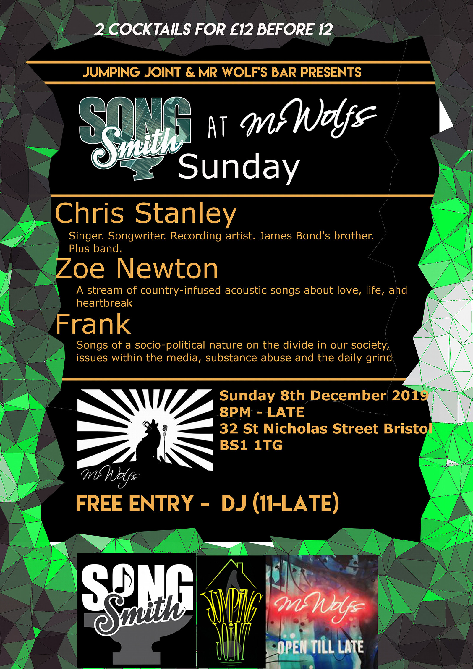 SongSmith Sunday @Mr Wolf's at Mr Wolfs